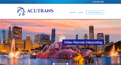 Desktop Screenshot of acutrans.com